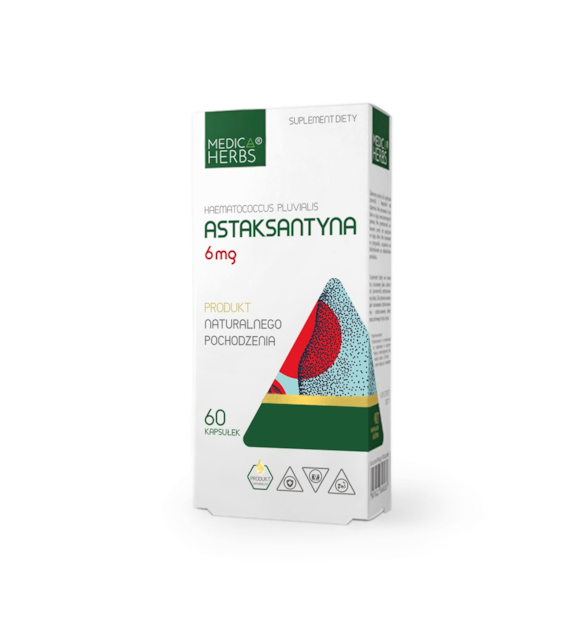 Astaksantyna 6 mg (Haematococcus pluvialis)