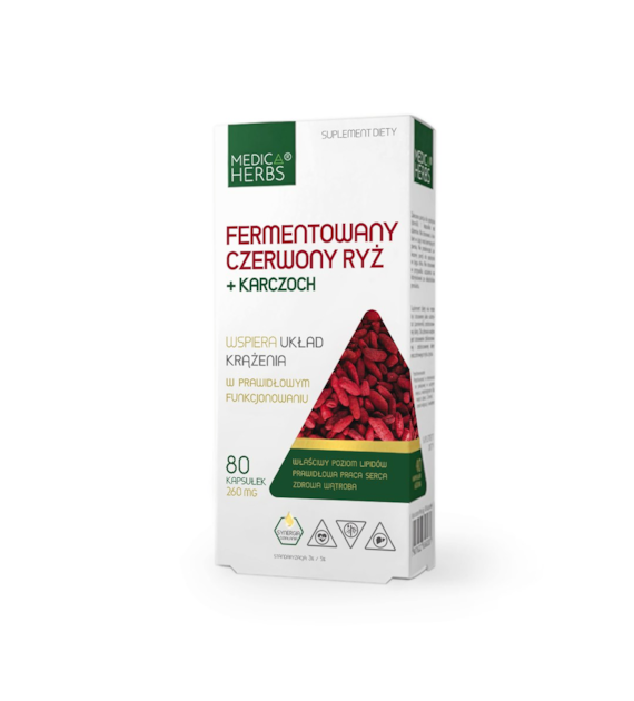Fermentowany czerwony ryż + karczoch